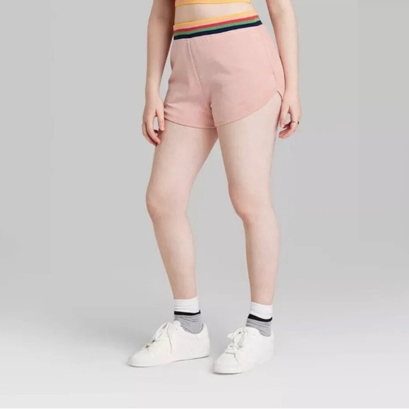 PR:  🟫 Wild Fable Women’s Mid Rise Velour Track Shorts - Picture 1 of 10